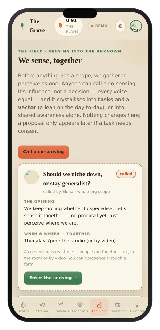 The Field: a co-sensing called on whether to niche down