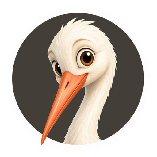 Skylar the stork